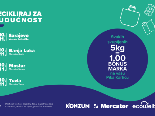 Weltplast i Konzum BiH u kampanji “Recikliraj za budućnost”